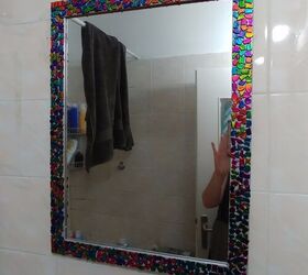 bejewled bathroom mirror