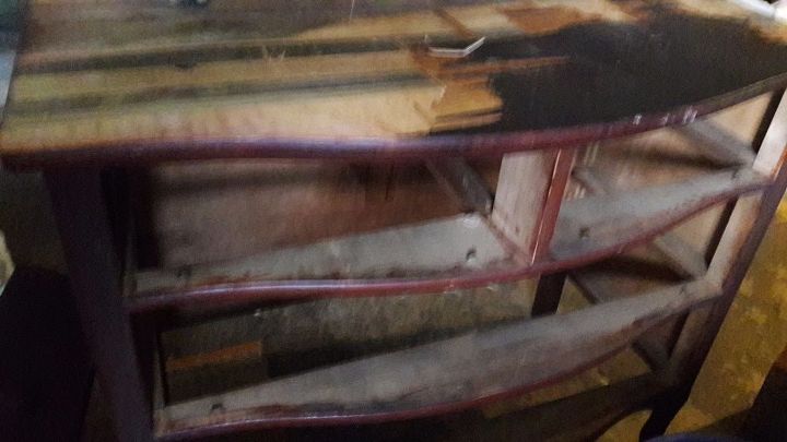 old laminate dresser gets redressed