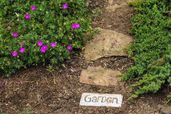 arte de palavra de tijolo para o seu caminho de jardim