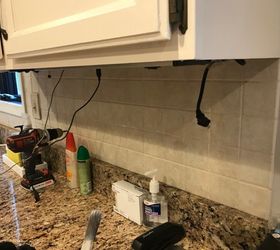 how i painted my kitchen backsplash