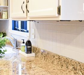 How I Painted My Kitchen Backsplash