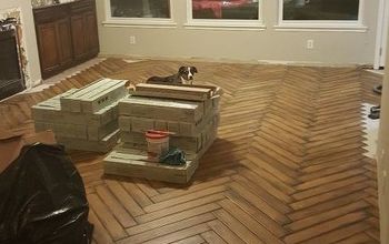 Installing Ceramic Hardwoods in the Herringbong Pattern