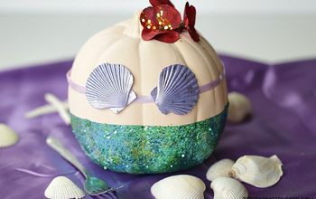 Disney-Inspired Little Mermaid Pumpkin