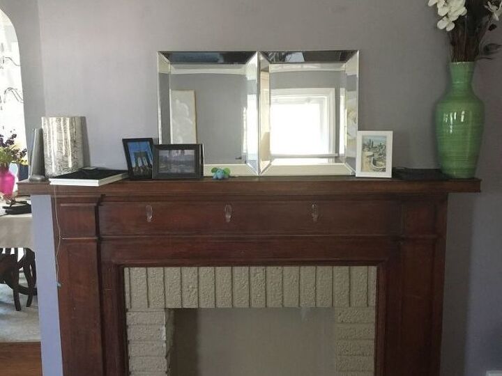 q fireplace update idea