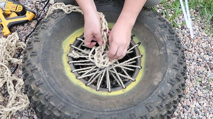 faa um pufe com pneus reciclados
