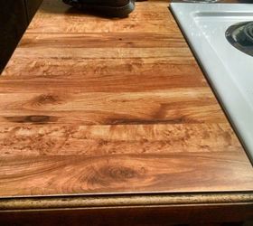 how can i cover ugly butcher block laminate countertops