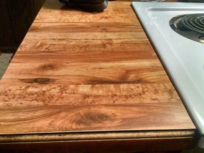 How Can I Cover Ugly Butcher Block Laminate Countertops Hometalk