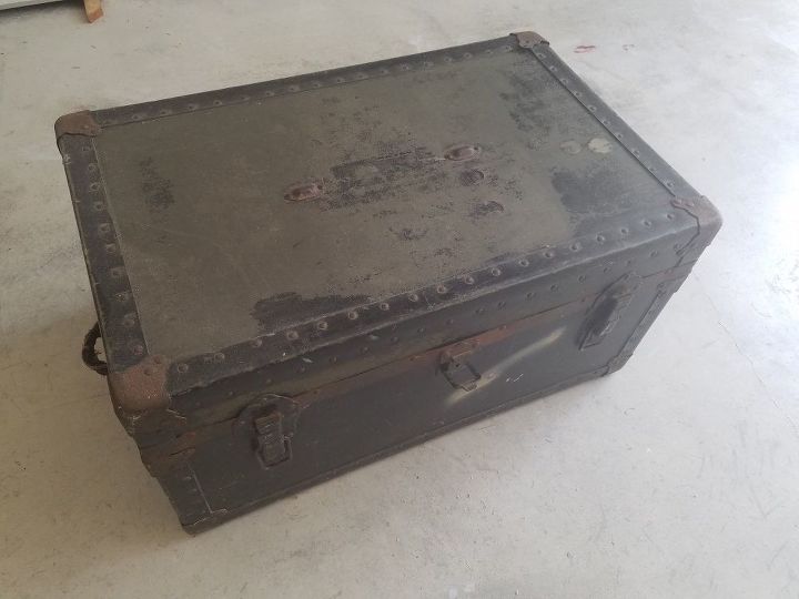 Vintage Military Foot Locker Makeover Trunk Rehab | Hometalk