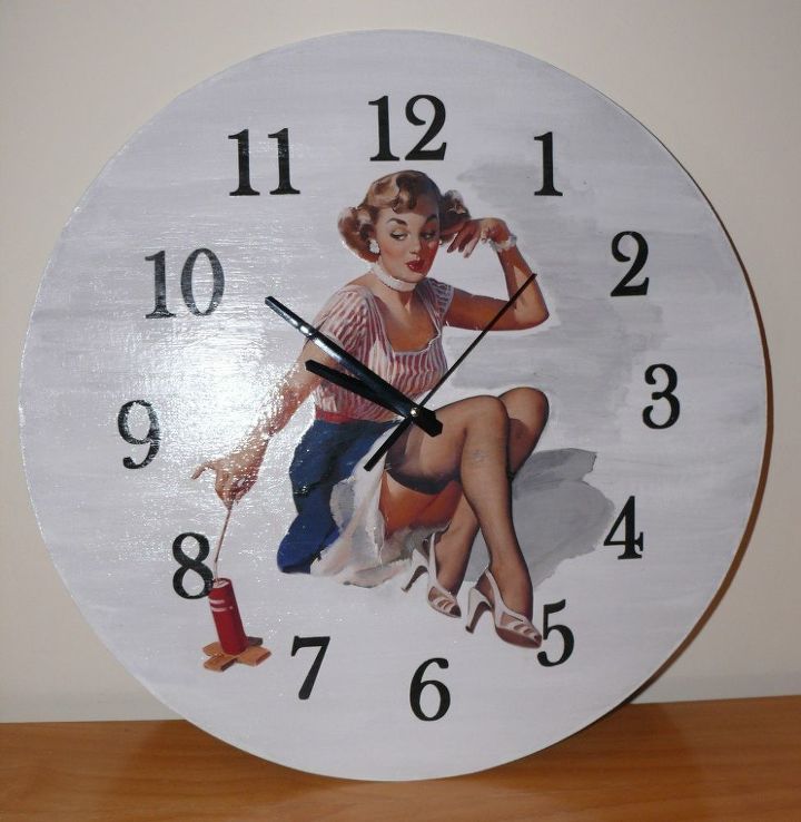 diy retro style clock