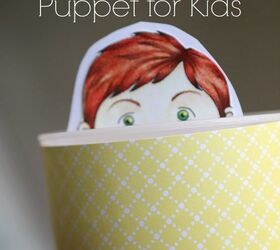 peek a boo puppet for kids