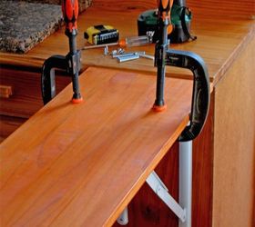 diy fold down counter extension