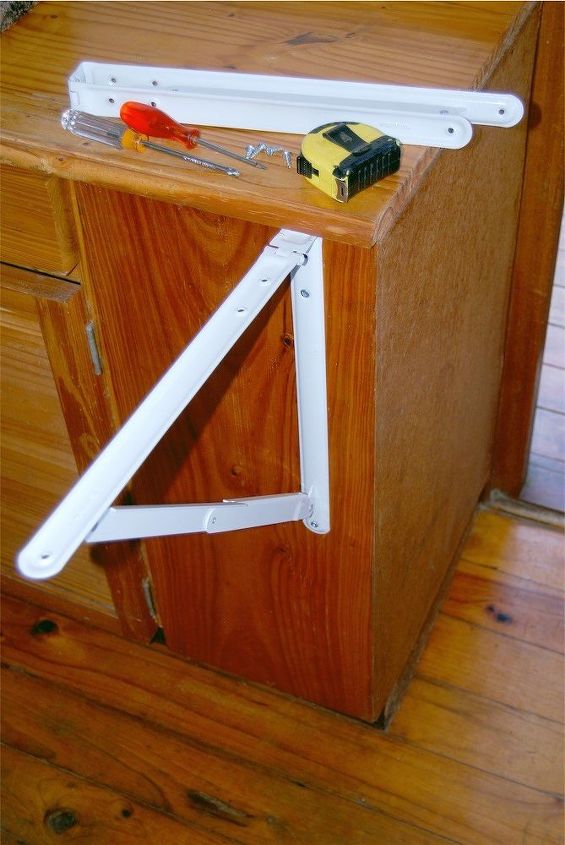 diy fold down counter extension