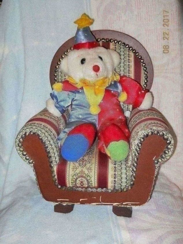 halloween decor with clown bear