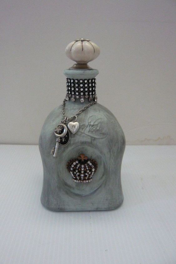 hometalk inspiration for a repurposed vintage glass bottle