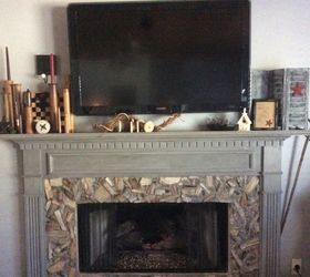 Petrified Wood Fireplace Makeover Hometalk