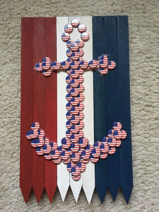 patriotic boating outdoor decor, Anchors Away