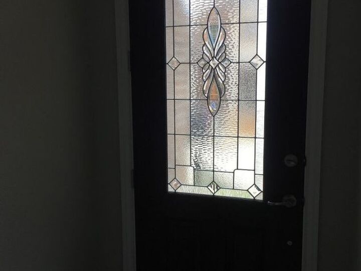 q what s the best way to obscure view at my semi transparent front door