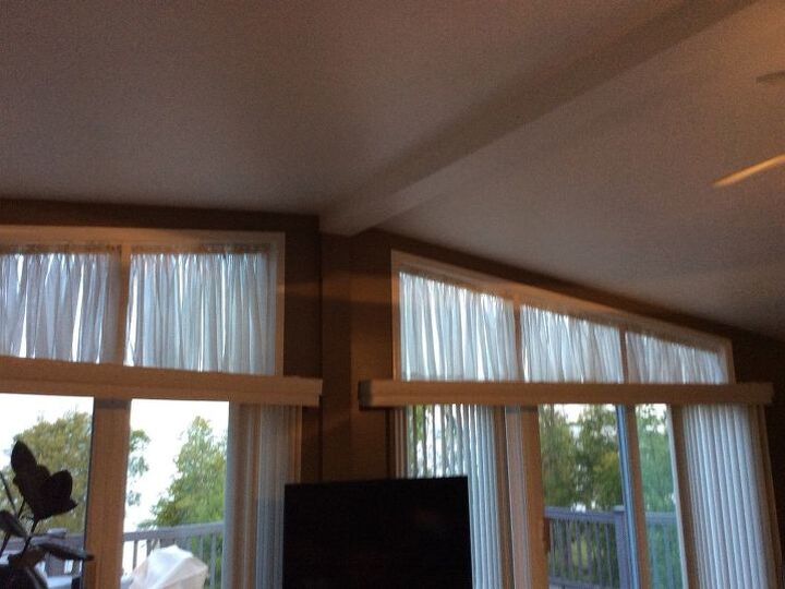 q what else can i use for window treatments for trapezoid windows