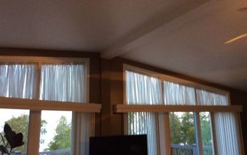 What else can I use for window treatments for trapezoid windows