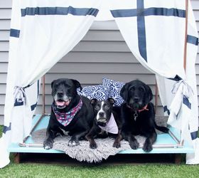DIY Cama para perros al aire libre Tumbona
