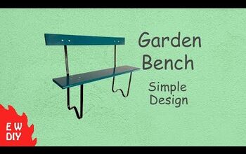  Banco de jardim -Design simples--