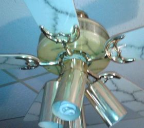 how to clean this ceiling fan base