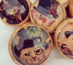 furniture knobs become art with this super simple trick, I love these cool cats