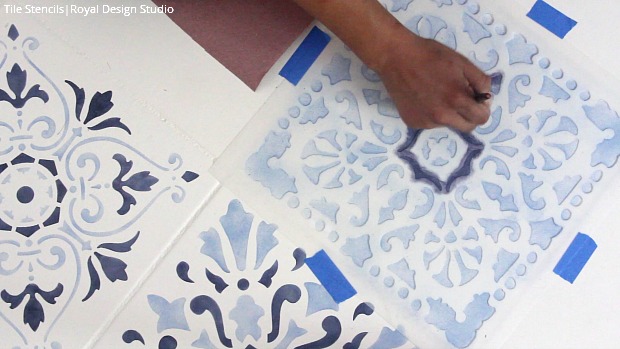 the secret is out how to stencil a tile floor