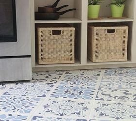 The Secret is Out! How to Stencil a Tile Floor