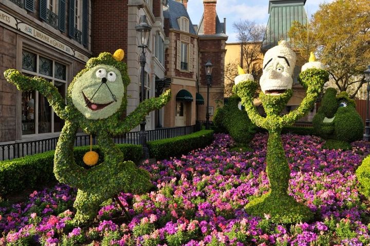 crea un topiario de goma un dulce bricolaje, Lumiere Cogsworth Topiary Disney Wiki Wikia