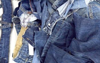  Plantador único e precioso de jeans reciclado sem costura