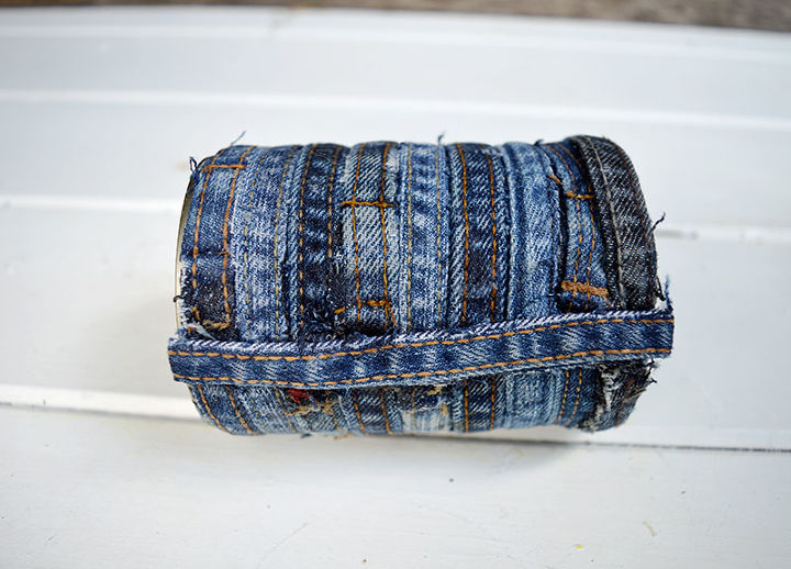 plantador nico e precioso de jeans reciclado sem costura