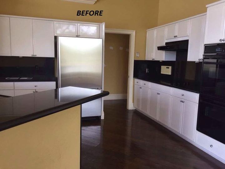 Diy Repainted Kitchen Cabinet Like A Pro Before After Hometalk