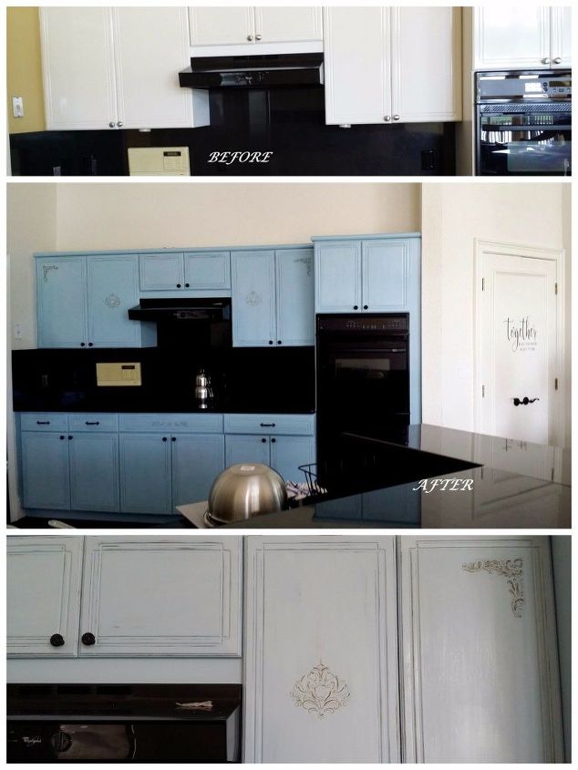 Diy Repainted Kitchen Cabinet Like A Pro Before After Hometalk