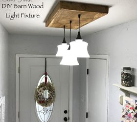 diy barn wood light fixture