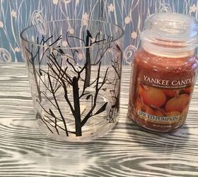 easy and beautiful fall candle