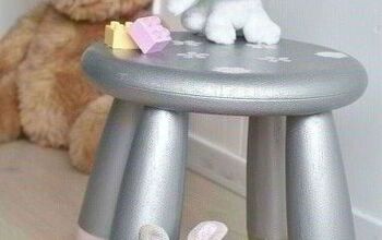 Cambio de imagen del taburete de plástico Mammut de IKEA para niños