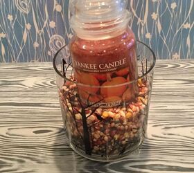 easy and beautiful fall candle