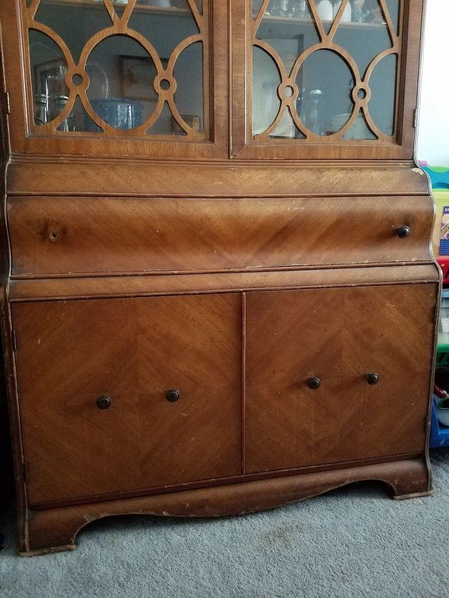 i need your help to bring an old china cabinet back to life