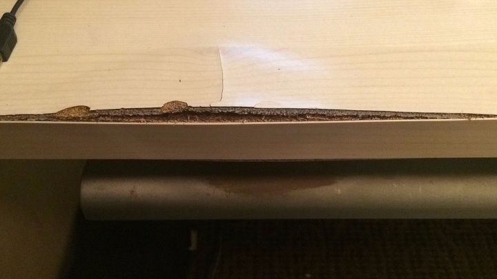 Damage Desk Water-damaged desk | Hometalk