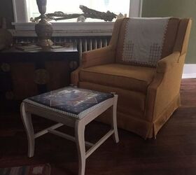 from dining chair to foot stool
