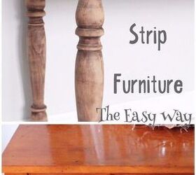 the easy way to strip furniture of polyurethane paint and stain