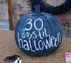 halloween countdown chalkboard pumpkin craft