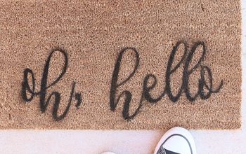 YOU CAN CREATE A PERSONALIZED DOORMAT!
