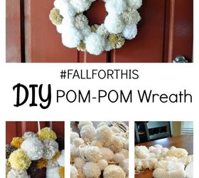 pom pom fall wreath