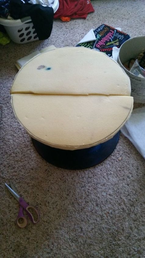 diy cable spool ottoman stool