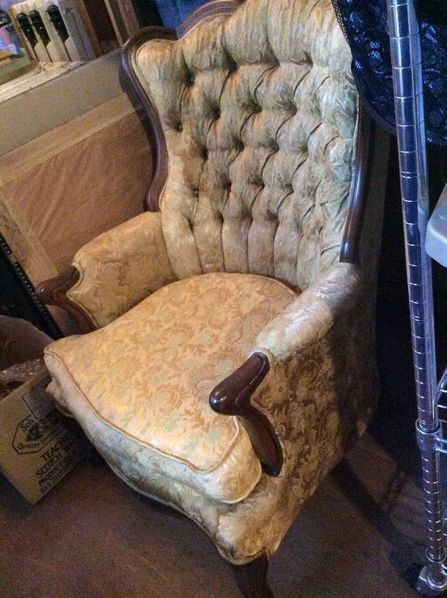 q i want to make this chair fit into my white grey and green decor