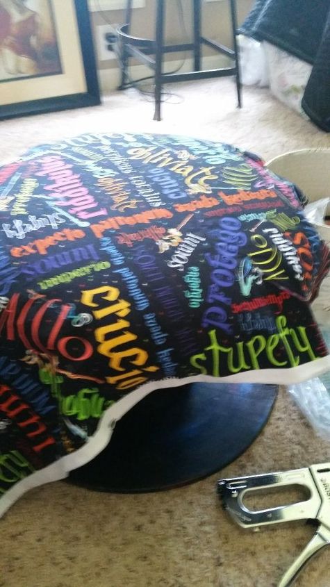 diy cable spool ottoman stool