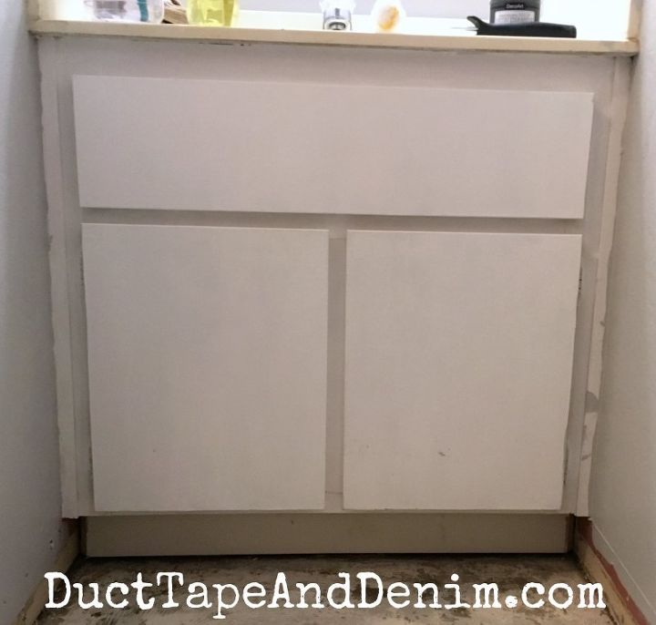 how to paint bathroom cabinets the easy way