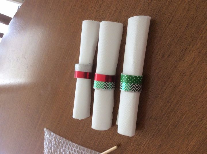 napkin rings from toilet paper roll